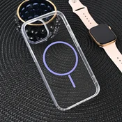 Maska za iPhone 15 6.1 Magsafe Color Line, Lavanda