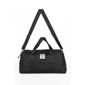59458 Dewberry Unisex Front Pocket Long Strap Sports Bag-BLACK