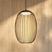 Lucande LED-zunanja viseča svetilka Richi, črna, O35 cm, z možnostjo regulacije - Sodobni - črna, bela - Kovina