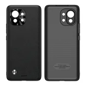 BASEUS Usnjen ovitek Alloy za Xiaomi Mi 11 WIXM11-01 črne barve