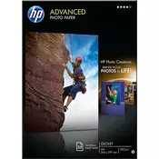 HP papir Advanced Glossy Photo, 250g, A4, 25 listov