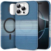 Overboard Ovitek za iPhone 16 Pro Max, okvir in stojalo, za MagSafe, lunino moder