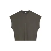 Bershka Majica barva blata/črna