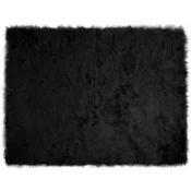 Tepih od umjetne ovcje kože TAFALLA Crna 240 x 340 cm Poliester