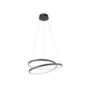 Paul Neuhaus 2472-18 - LED Zatemnitveni lestenec na vrvici ROMAN LED/30W/230V črn