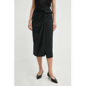 Suknja MAX&Co. boja: crna, midi, ravna, 2416771024200