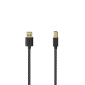 HAMA USB kabel, USB 2.0, pozlaćen, tkanina, 1,50 m
