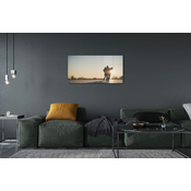 tulup.si Slika na akrilnem steklu Ljudje ples zima 120x60 cm 4 obešalnika