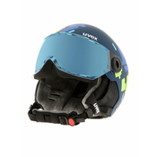 Uvex ROCKET JR VISOR, otroška smučarska čelada, modra S566263