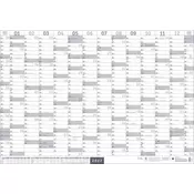 Mega-Posterplaner, silber 2027
