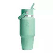 Wide Straw water bottle, stainless steel, 710 ml, Mermaid Green - Hy