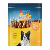 Varčno pakiranje Rocco Rolls žvečilni zvitki - S filejem račjih prsi 12x200 g