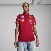 Mens Puma Scuderia Ferrari 2025 Team Polo T-Shirt, Red T-Shirt, Size L T-Shirt, Clothing