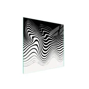 shumee Zaščita za stekleno kuhalno ploščo 50x52 Zebra
