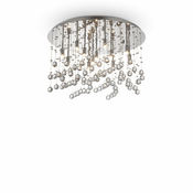 Ideal Lux-LED Kristalna stropna svetilka MOONLIGHT 12xG9/3W/230V pr.60 cm zlata