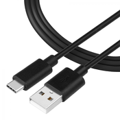 Taktični polnilni kabel USB - A / USB - C 2m - črn KP11568