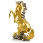 Casa Padrino luxury ceramic decorative figure horse 50 x 26 x H. 70 cm - Handmade & hand painted ceramic sculpture - Ceramic animal figure - Luxury decorative figures - Decorative sculptures