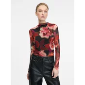 Red womens long-sleeved T-shirt ORSAY - Womens