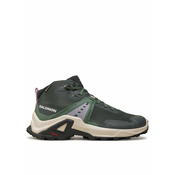Salomon Trekking čevlji X Raise Mid Gore-Tex L47458100 Zelena