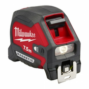 MILWAUKEE LED magnetni 7,5 metrski tračni meter z USB polnjenjem