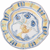 Jedilni krožnik DIESEL CLASSICS ON ACID SPANISH YELLOW 28 cm, rumen, porcelan, Seletti