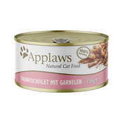 APPLAWS Ekonomicno pakiranje u juhi 24 x 156 g - Tuna s kozicama