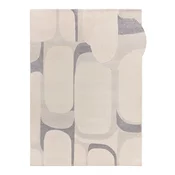 Svetlo sivo-kremno bela preproga 133x190 cm Porto – Universal