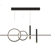 Gujia Viseca lampa, 40 W, 100 cm, Crna