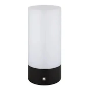 Globo 21040SRGB - LED RGB prigušiva dodirna punjiva stona lampa LEX 1,8W/5V 1500 mAh crna