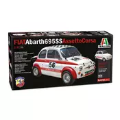 Model komplet avtomobila 4705 - FIAT Abarth 695SS/Assetto Corsa (1:12)