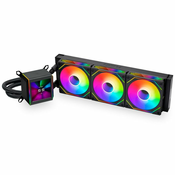 LIAN-LI Komplet za tekočinsko hlajenje AIO Liquid Cooler GALAHAD II LCD 360 SL-Infinity, ARGB, črn