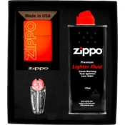 shumee ZIPPO komplet vžigalnikov RDEČI KOVINSKI LASERSKI LOGO darilo št. 1