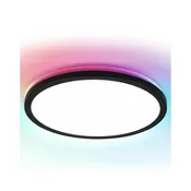 Aigostar - LED RGBW prigušiva stropna svetiljka MESH LED/36W/230V 3000-6500K crna+daljinski upravljac