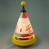 Niermann Standby Namizna svetilka in nočna lučka Carrousel Rainbow Rabbit - otroška soba - barvita stran - Plastika