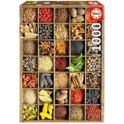 EDUCA 15524 PUZZLE 1000 dielov Spices + FIX PUZZLE LEPIDLO
