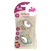 Nip Butterfly laža, kaucuk, mix boja, 0-6m
