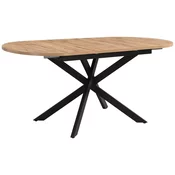 XXXL Jedilna Miza Ezra, Barva Hrasta, 120-160x90