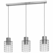EGLO Viseca lampa MILLIGAN 3xE27 93 cm pocinkovana žicana 43648