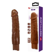 Gardj Europe Realistični vibrirajoči dildo Pretty Love Rufus (rjava izvedba)