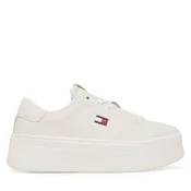 Tommy Jeans Superge Tjw Script Cupsole Flatform EN0EN02961 Bela