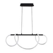 LED luster na sajli EMMA LED/38W/230V crna