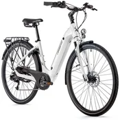 Leader Fox Električno kolo za mesto Leader Fox INDUKTORA 28 z zadnjim motorjem, belo