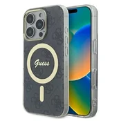 slomart Etui Guess IML 4G MagSafe za iPhone 16 Pro - črno