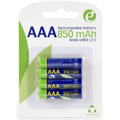 Energenie EG-BA-AAA8R4-01 850mAh AAA, PAK4 CK, ready-to-use punjive NiM baterije (rechargeable)