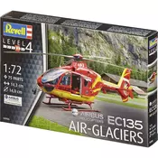 Revell Revell 04986 Airbus EC-135 Air-Glaciers Helikopter, komplet za sestavljanje 1:72