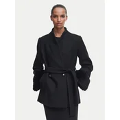 Rinascimento Volneni plašč CFC0131079003 Črna Regular Fit