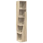 Vidaxl Kotna omarica Sonoma hrast 27,5x27x140cm Konstruiran les