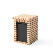 Movelar Volterra Modul - delovni pult z vrati 61cm - oranžna