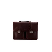 TORBA POSLOVNA Aviator Usnjena RJAVA BUFF TRUMBLED