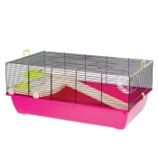 Kletka za glodavce TOMMY + Plastic 78 x 48 x 32cm ROZA
